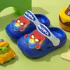 Sandalias Infantiles 2026 Nuevo Héroe Araña Luminoso, Suela Suave Antideslizante, para Playa de Bebé, Puntera Cerrada, Transpirables, Sandalias de Exterior