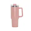 40 Vasos para Coche Ice Buster de Acero Inoxidable 304 de Doble Pared al Vacío Multicolores En Stock de Gran Capacidad con Popote Logotipo