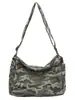 Bolsa Camuflaje Mujer Gran Capacidad 2024 Nueva Versátil Casual Bolso Cruzado Hombro Único Bolsa Tote de Trabajo para Viajar Bolsa Grande