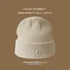 Touca Chapéu de Inverno Grossa de Pelúcia Quente Ursinho Fofo, Chapéu de Tricô para Outono e Inverno com Circunferência da Cabeça Grande