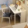 Escritorio Plegable de Madera Maciza Estudiante Hogar Dormitorio Apartamento Pequeño Sencillo Escritorio de Escritura Escritorio de Estudio Oficina Escritorio para Computadora