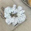 Goma para el pelo de satén con lunares estilo coreano para mujer 2026 Modelo Nuevo Cuerda para el pelo versátil de alta gama para la nuca Flor de pelo Accesorio para coleta