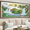Fabricantes de Punto de Cruz en Douyin, Kuaishou y Xiaohongshu Ofrecen Dropshipping de los Nuevos Modelos 2026 de Bordado de Hilo para Arte de Pared de Sala de Estar con Paisajes
