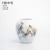 Estilo Chinês Novo de Jingdezhen Inserção de Flor Seca Ornamentos Cerâmicos Sala de Estar Gabinete de TV Corredor Decoração Artesanato Decoração