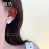 Th0456 S999 Aretes de Camelia Aguja de Plata Joyería de Lujo de Nicho Pendientes de Gama Alta Nuevos Accesorios para Orejas Populares 2026