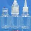 Um grande número de conjunto de três peças de garrafa transparente PET5ML para spot com tampa de cristal conta-gotas cor de tinta de tatuagem cor de garrafa de leite cor de garrafa de água