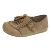 Zapatos Birkenstock Retro de Borlas Súper Populares para Primavera y Verano para Mujer 2026 Nuevo Estilo Mocasines Slip-On de Dos Vías para Combinar con Faldas y Mocasines