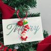 Llavero de cadena de Navidad nuevo Santa Claus accesorios de regalo navideño hombre de jengibre colgante para mochila escolar de estudiante