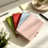 Reunión de oficina transfronteriza, libreta de negocios con correa, cubierta de cuero A5, libreta con logo personalizado, diario de estudiante, venta al por mayor