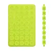 Ventosa de silicona de 40 cuadrados engrosada, de doble cara, lavable, soporte para teléfono móvil de doble cara, pegatinas antideslizantes