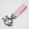 Llavero de coche de moda popular transfronterizo con forma de rombo, llavero simple tipo anillo, colgante para bolso