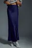 Falda de Satén de Lujo Ligero Estilo Francés de Gama Alta para Mujer, Lujo Ligero de Cintura Alta, Fluida, Adelgazante, Elegante, Versátil, para Viajar, Falda de Cola de Pez