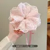 Goma para el pelo de encaje elástico de alta gama para mujer, Goma para el pelo de lunares, Accesorio para el pelo estilo coreano, Cuerda para coleta de pelo, Goma para el pelo de malla