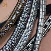 Semicírculo Drenante Pedrería Estéreo Al por Mayor Joyería DIY Diamante de Cristal Bolsas Accesorios Decorativos para Ropa Cordones de Zapatos Accesorios Calientes de Perforación