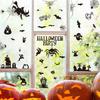 Adhesivo para Ventana de Murciélago Telaraña de Halloween AFH1261 Personalizado Transfronterizo Sala de Estar Dormitorio Fiesta Adhesivo de Pared