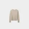 Suéter Feminino de Lã Cashmere Outono e Inverno, Fino e Macio, Relaxado e Quente, Cor Sólida, Versátil e Confortável, Fsy51452