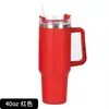 Copo de Carro com Alça 40oz Transfronteiriço Grande Capacidade Copo de Gelo com Canudo de Aço Inoxidável 304 Copo Térmico atacado