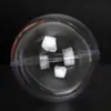 Bolas Huecas de Plástico con Aberturas, Bolas Transparentes Acrílicas, Decoraciones Navideñas, Bolas Navideñas Abribles, Bolas Colgantes, Materiales Creativos