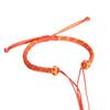 Estilo nacional nueve veces caryana xiuduo nudo seguro auspicioso pulsera tejida a mano buena suerte nudo exquisito cuerda de mano semiacabada