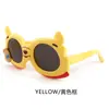 Gafas de Sol Polarizadas para Niños Protección UV Bebé Lindas de Dibujos Animados Gafas de Sol Protectoras del Sol Sentido Avanzado Gafas de Silicona
