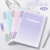 Cuaderno de hojas sueltas de alto valor b5 cuaderno desmontable cuaderno simple estudiantes universitarios, estudiantes de secundaria y preparatoria estilo ins cubierta blanda más