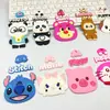 Stitch, Piglet, Oso Fresa, Cachorro de Goma Suave de PVC Accesorios DIY Amuletos para Funda de Teléfono, Amuletos para Zapatos, Imanes para Refrigerador
