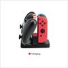 Cargador colorido para cuatro mandos pequeños Switch + cargador de base para mandos PRO Cargador para mandos de columna de luz Switch TNS-879