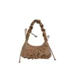 Nuevo bolso cruzado de nube plisada para mujer, nuevo diseño de nicho, bolso de hombro de moda, bolso tipo dumpling, bolso de axila estilo coreano