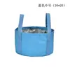 Balde para banho de pés isolado extra alto acima do joelho, dobrável e portátil, com suporte dobrável, balde para lavar os pés, bolsa para banho de pés para mulheres