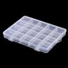 Caixa de Armazenamento Plástica Transparente de PP, Organizador de Esmaltes, Caixa para Embalagem de Material de Escritório e Equipamentos de Pesca, Caixa de Armazenamento para Mesa, Caixa para Pulseiras e Joias