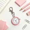 Relojes de Bolsillo Lindos y Compactos al por Mayor para Estudiantes de Examen, Mini Relojes Portátiles Silenciosos con Aguja para Llavero