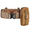 Cinto camuflado militar multifuncional tático para atividades ao ar livre MOLLE com vedação de cintura e bolsa de cintura para campo ao vivo, conjunto combinado 1