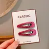 Nuevo Clip para el Cabello Ovalado Versátil Moda Niña Gota de Agua Clip para el Cabello Infantil Clip Lateral BB Brillo para el Flequillo de Niña Venta al por Mayor