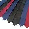 Ponto de fábrica Jacquard fio tingido gravata masculina profissional formal fácil de puxar listrado gravata zíper masculino 7cm