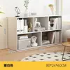 Estante de armazenamento para livros, armário baixo de chão, armário de grade, armário doméstico de várias camadas com oito compartimentos, armário de armazenamento para estudantes, estante de armazenamento