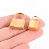 Pingente de cadeado transfronteiriço Aço inoxidável europeu e americano Acessórios de joias DIY Pingente de corrente para bolsa colar hip-hop