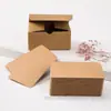 Tarjeta en blanco de papel kraft redondeada tarjeta pequeña tarjeta de papel para escribir a mano tarjeta de mensaje tarjeta de palabras en inglés 200