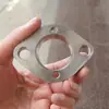 Disco de Brida de Acero Inoxidable SUS304 Remachado Ovalado Sujetadores de Brida Conexión de Virola Universal Ensamblaje Acoplamiento