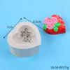 Ferramentas para Fazer Velas Aromáticas Formato de Flor de Amor Dia dos Namorados DIY Forma de Silicone para Bolo Mousse de Chocolate