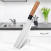 Cuchillo Japonés Profesional para Filetear Pescado Deba Cuchillo de Cocina Cuchillo para Desviscerar Pescado Cuchillo para Sashimi Cuchillo de Cocina de Acero Inoxidable Mango de Madera de Acacia
