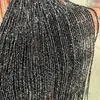 Contas pequenas de 3MM contas de turmalina negra facetadas corte de ângulo de disco rígido contas Mimi pequenas Contas