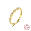 Anillo Versátil de Plata de Ley S925 Estilo Ins Perla Retro Multidiamante Anillo con Incrustaciones de Diamante Estilo Francés Más Vendido en Europa y América