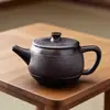 Tetera Hanwa de Arcilla Púrpura Original con Gran Capacidad, Filtro de Agujero de Bola, Tetera Fengming, Juego de Té Regalo para Oficina B5