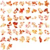 [Colección] 50 Piezas de Pegatinas para Diario Serie Estampado Dorado, Materiales Transparentes de Mascota Impermeables para Diario, Pegatinas Decorativas DIY