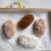 Pinza para el pelo de felpa para otoño e invierno, pinza bb para flequillo grande y pelo suelto de perro para hombre y mujer, pinza de núcleo de mango para la parte delantera de la cabeza, accesorio para el cabello dulce