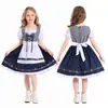 Roupas coloridas para meninas, Vestido Dirndl, traje étnico bávaro infantil para festival, fornecimento transfronteiriço