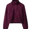 Ropa europea y americana para mujer transfronteriza, bestseller de AliExpress, chaqueta casual de moda estilo francés con efecto ante y cuello alto