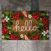 Nueva alfombrilla de suelo estilo americano transfronteriza para entrada, resistente a la suciedad, fácil de mantener, resistente al desgaste, alfombrilla decorativa para baño en stock