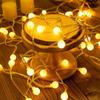 Fabricante Personalizado Estrella Bombilla Pequeña Luz Led Exterior Estilo Camping Atmósfera Cadena de Luces Decorativas Fiesta Fiesta Iluminación Decorativa