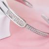 Pulsera de gipsófila nueva para damas Super Flash alta textura simple moda exquisita pulsera abierta de diamantes completos 2022